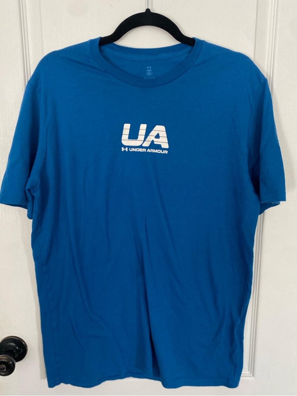 Under Armour Blue Short Sleeve UA Logo Tee